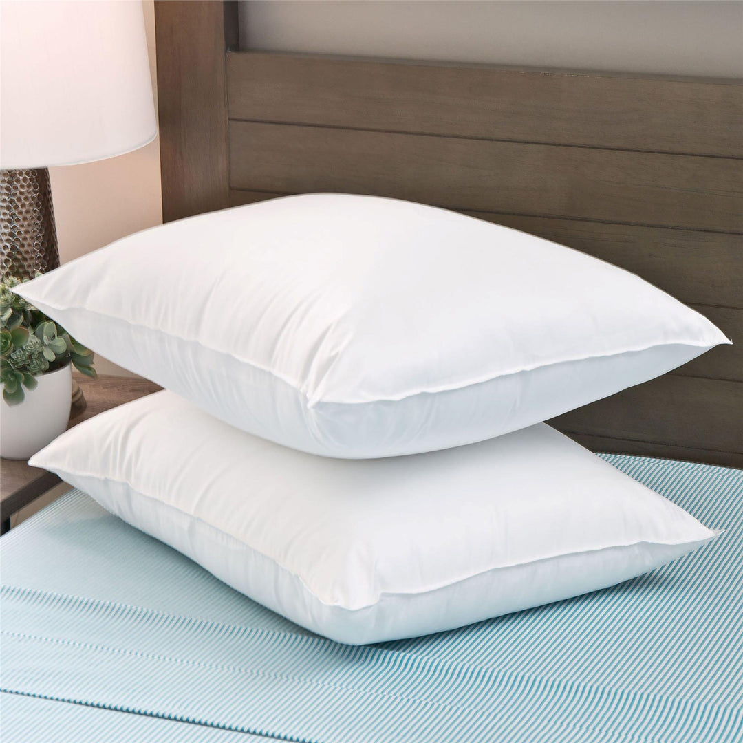 bed bug pillow protector - White - Queen