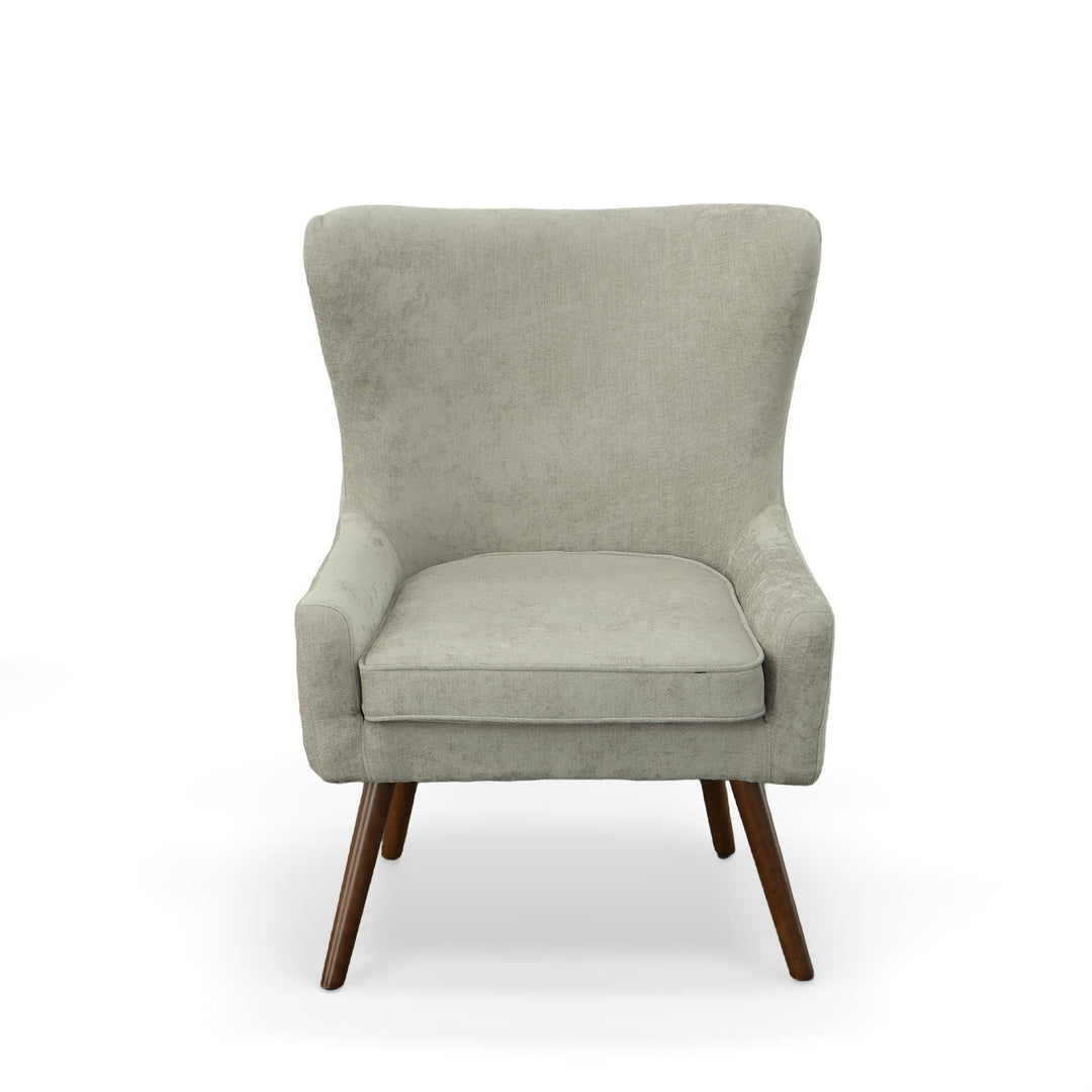 Jackie Multi Functional Wingback Upholstered Chair - Grey velvet