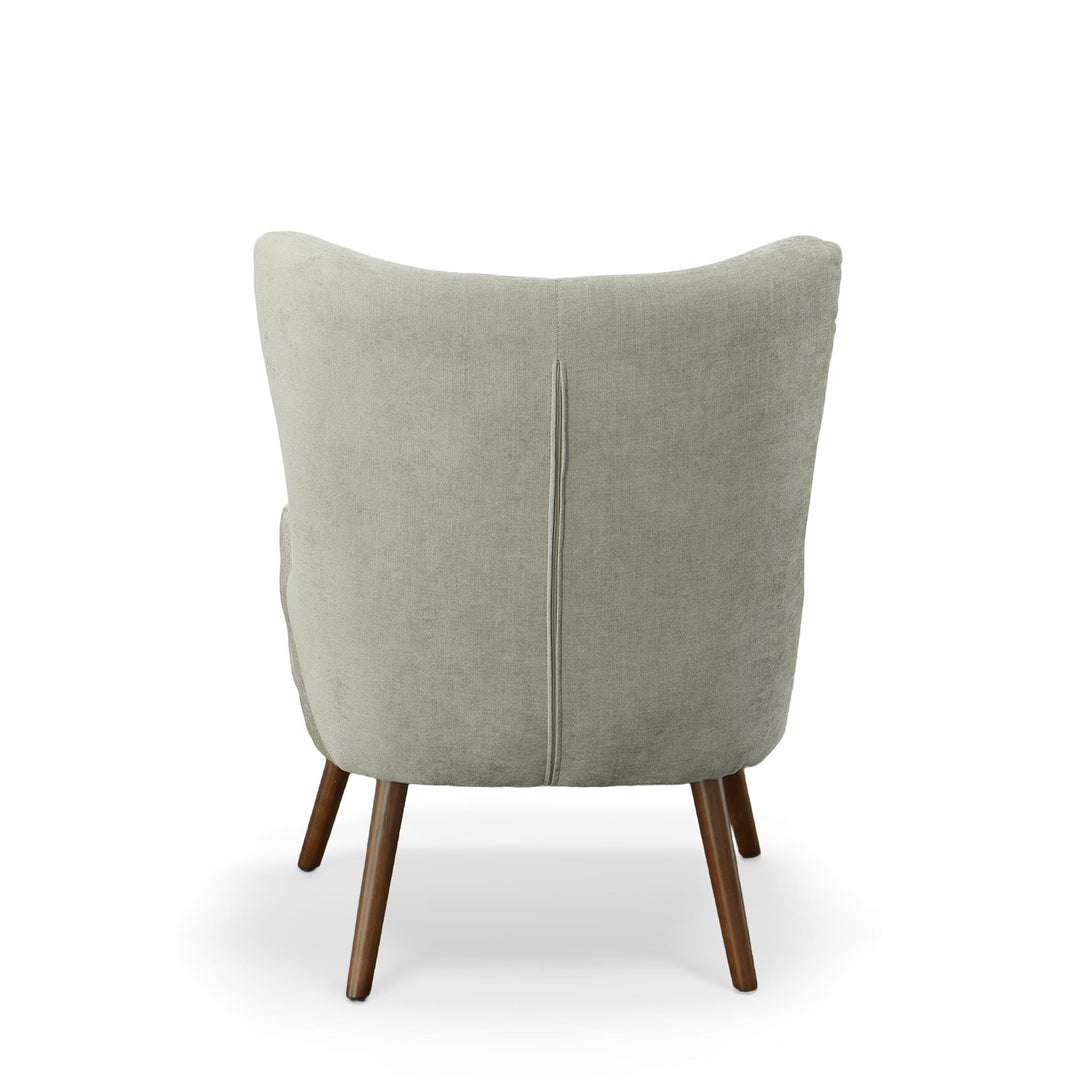 Multi-Functional Wingback Upholstered Chair for living room - Grey velvet
