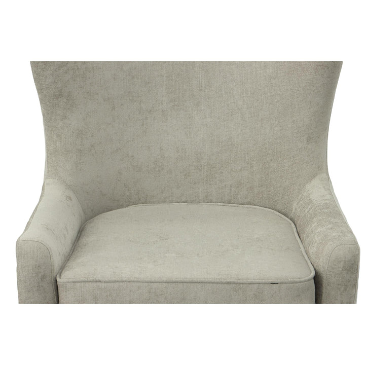 Multi-Functional Wingback Upholstered Chair for bedroom - Grey velvet