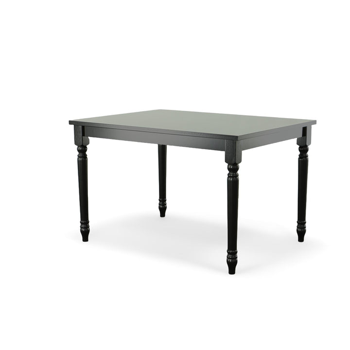 Rustic modern dining table - Black