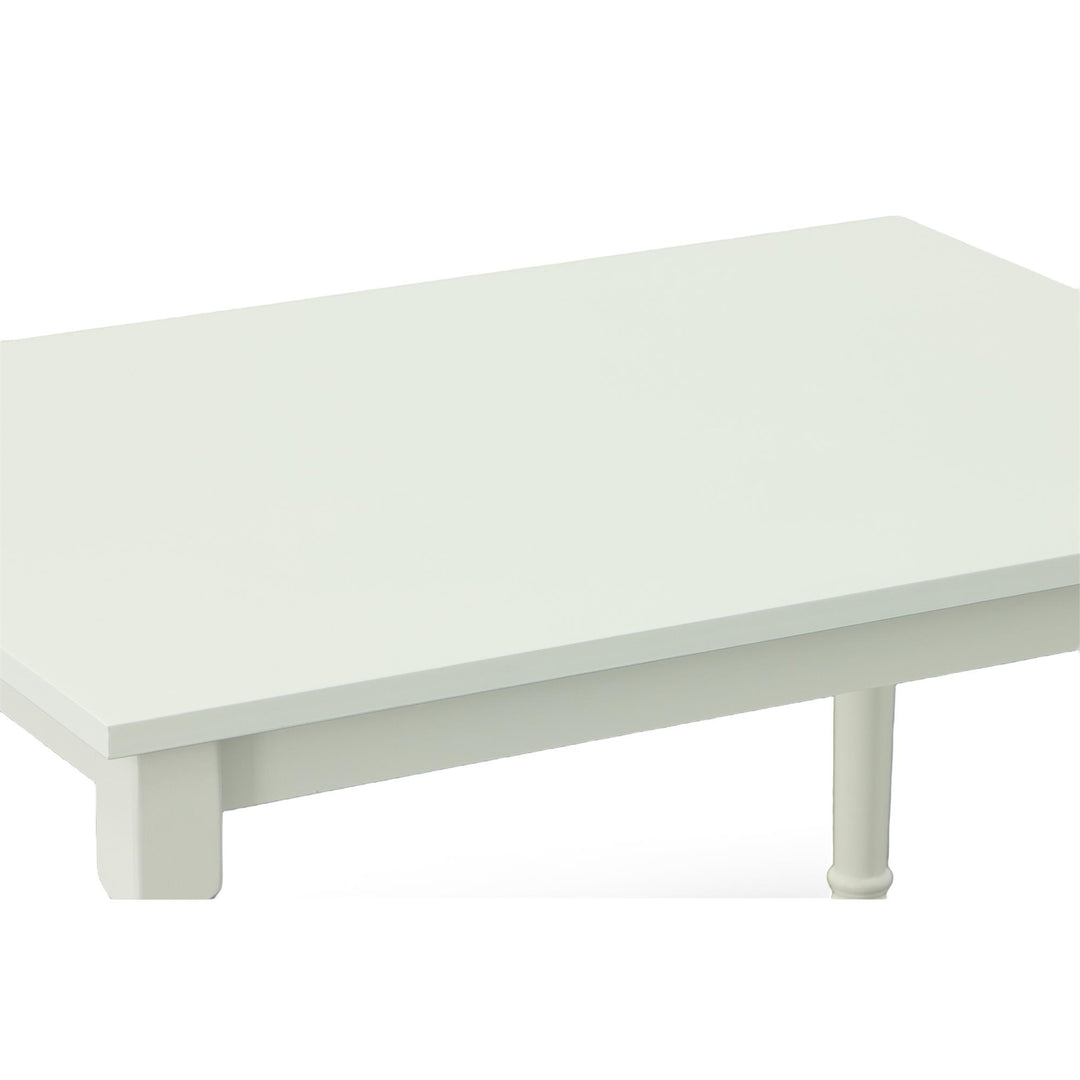 Rectangular dining table - White