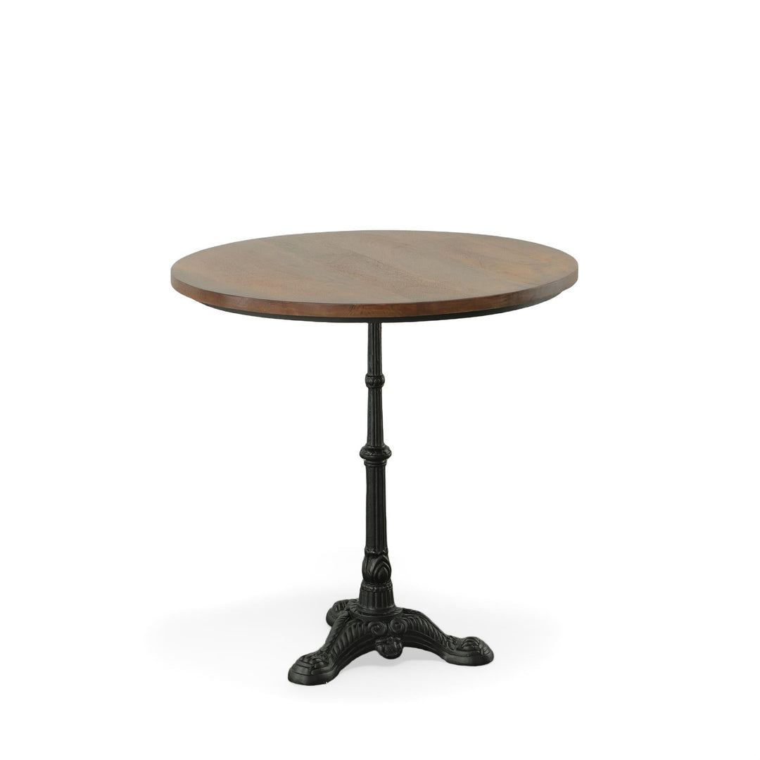 Khopus Modern Rustic Bistro Table - Brown