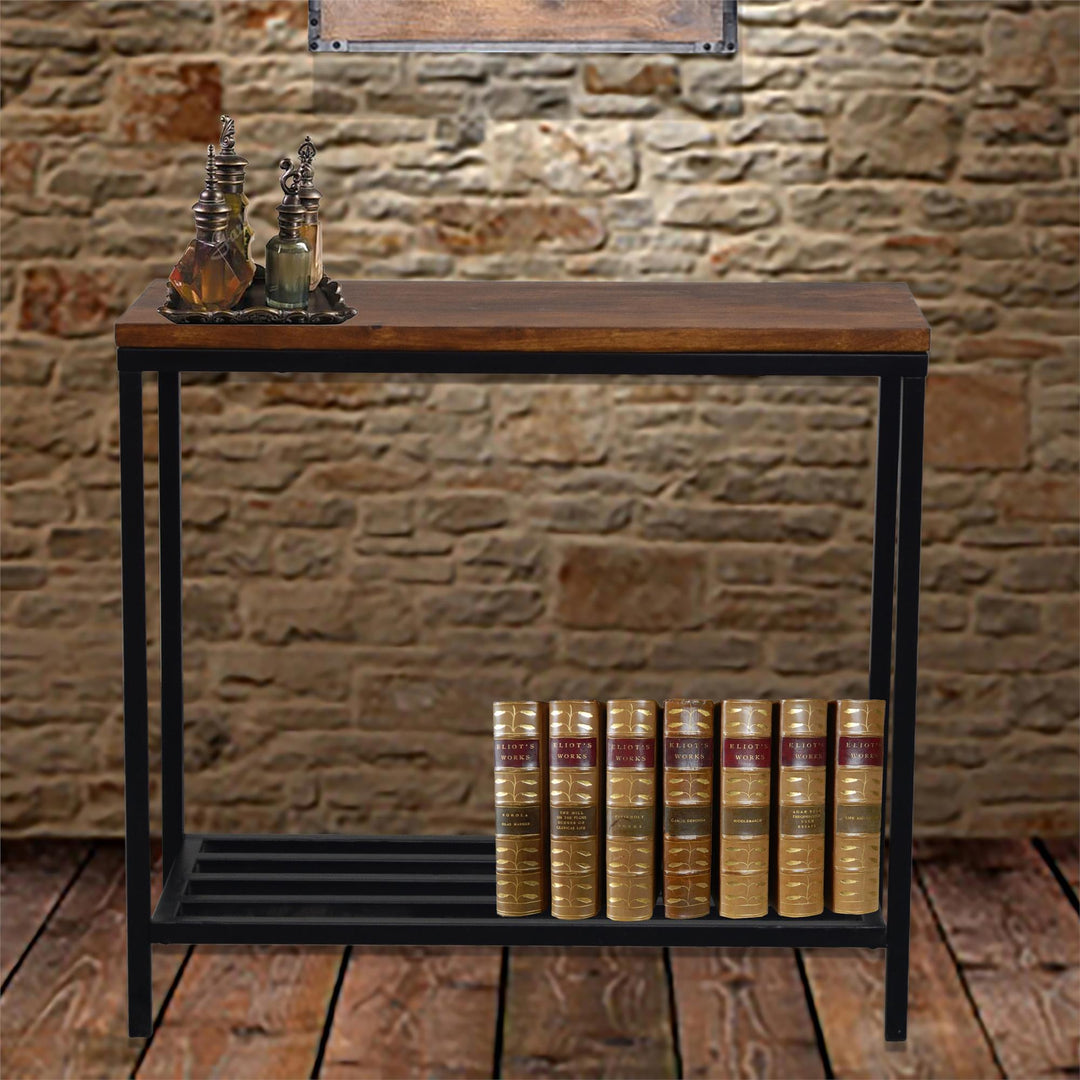Rustic Console Table - Brown