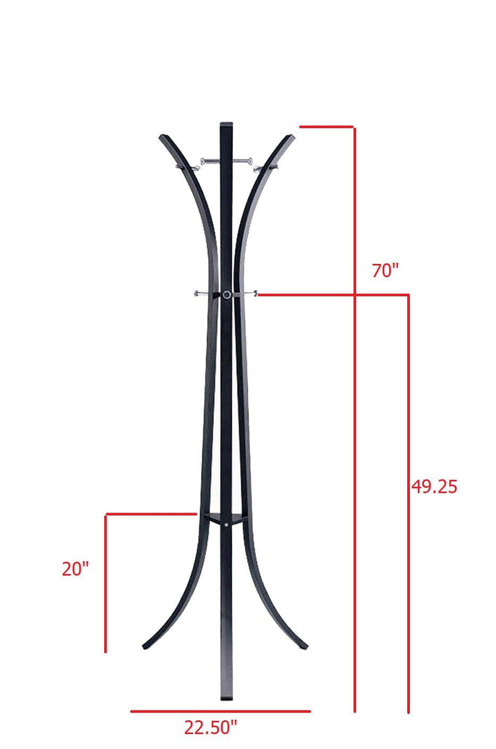 Durable coat hanger solutions for homes -  Black