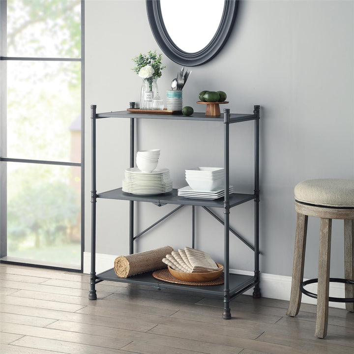 3-tiered folding Cordelia hallway table -  N/A