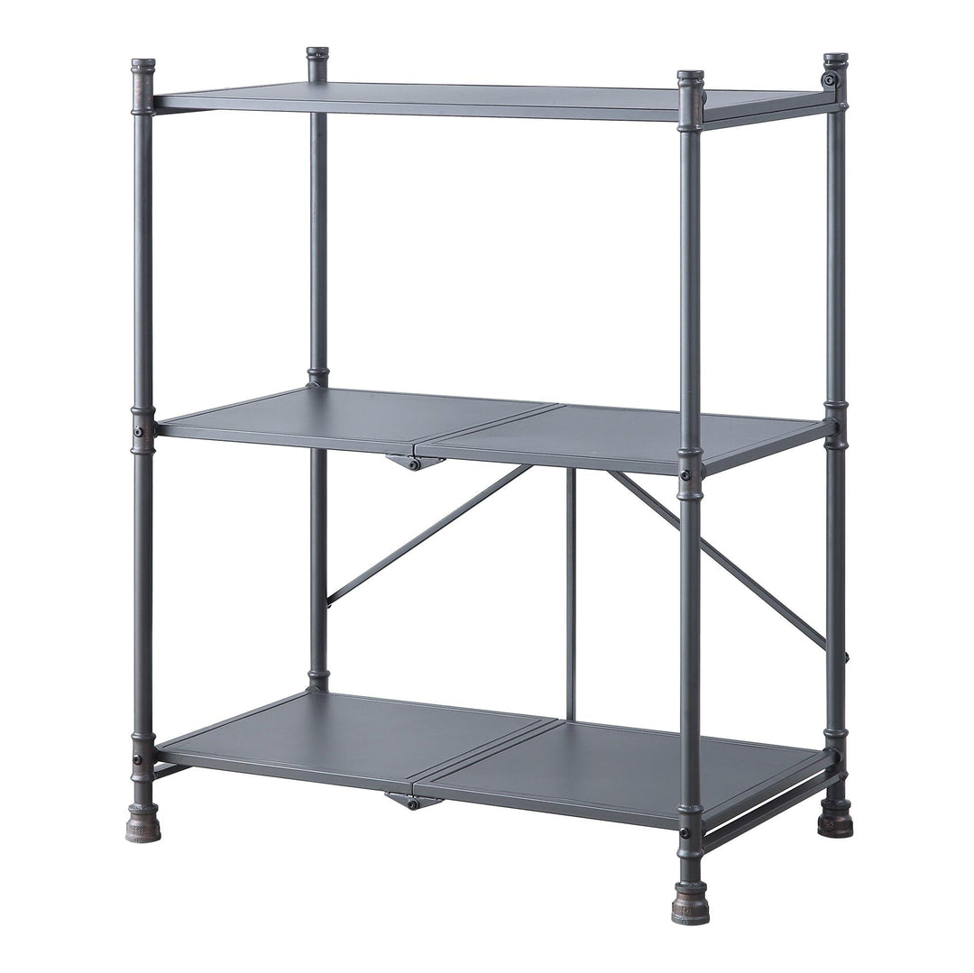 Stylish entryway table with multiple shelves -  N/A