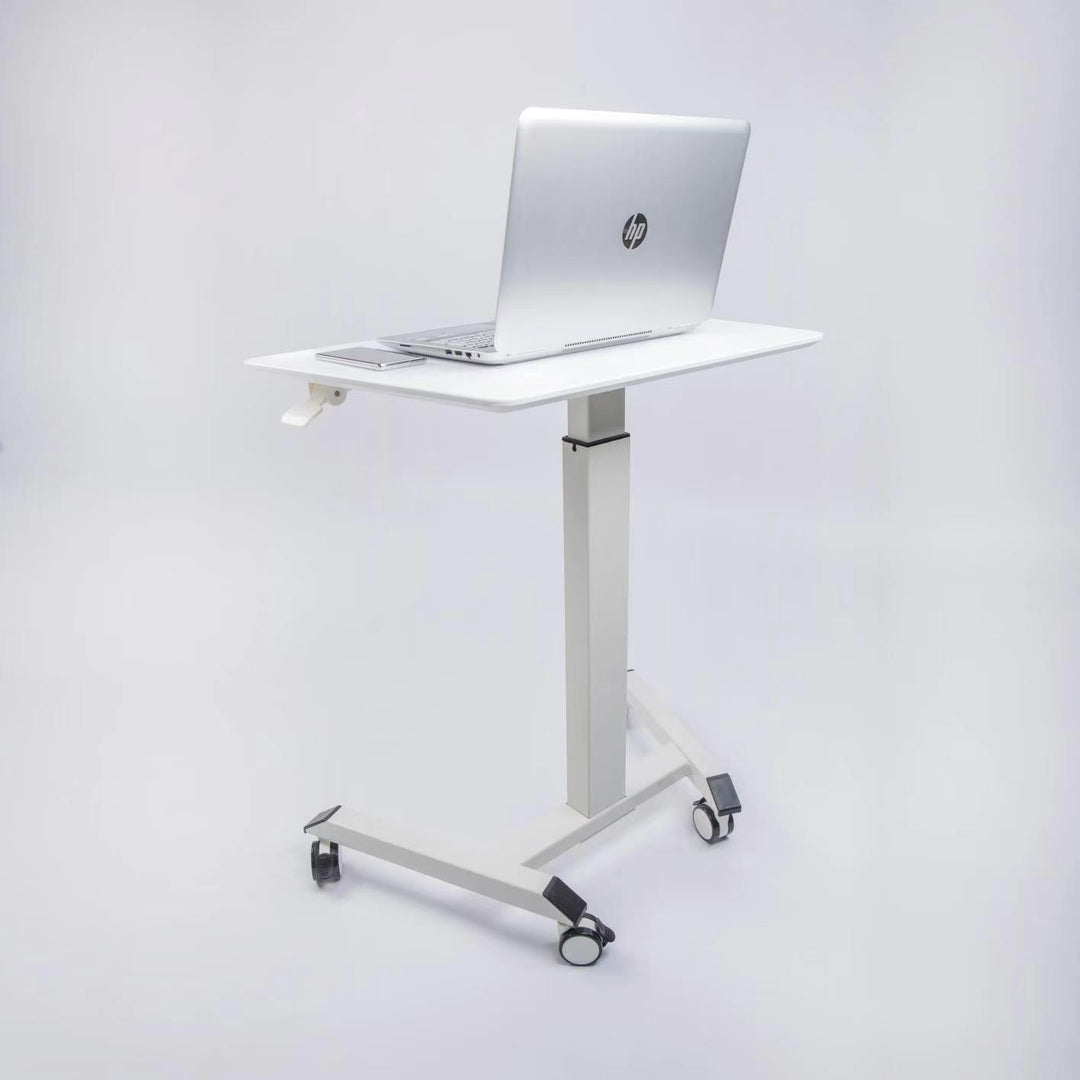 Elevate motion adjustable work desks -  White
