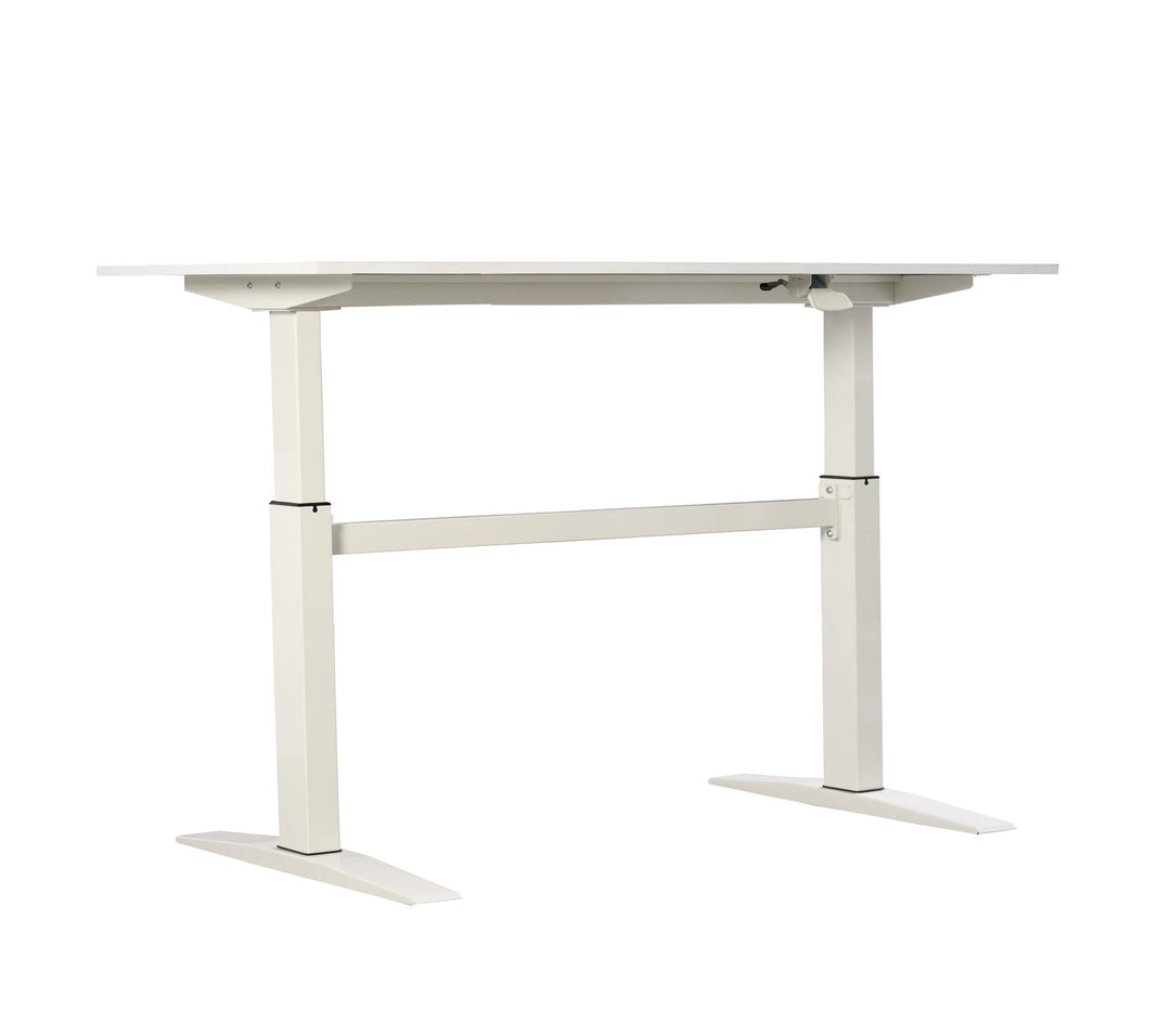 Elevate Motion Height Adjustable, Sit or Stand Work Desk  -  White