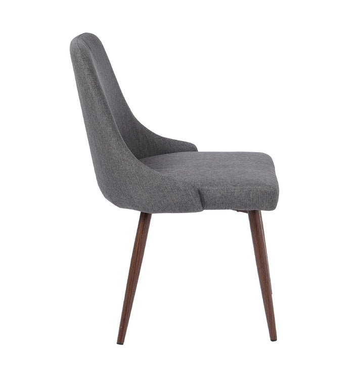 Modern upholstered dining chair - Gray (Solid)