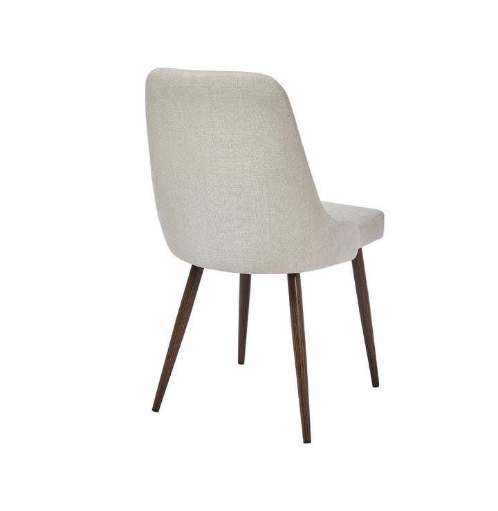 Modern upholstered dining chair - Beige