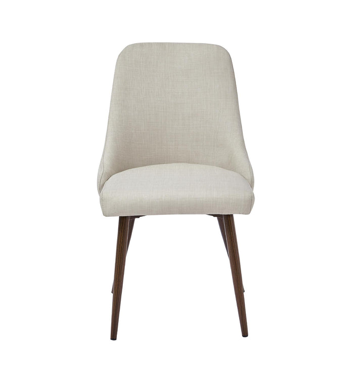 Set of 2 upholstered dining chair - Beige
