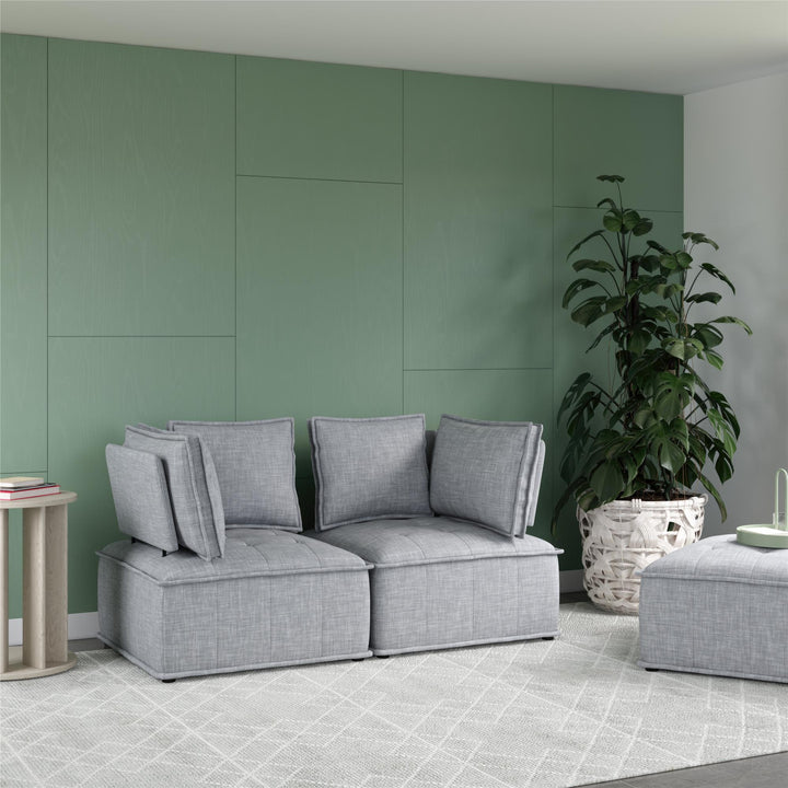 Darcy Corner Chair for Modular Sectional Sofa - Gray