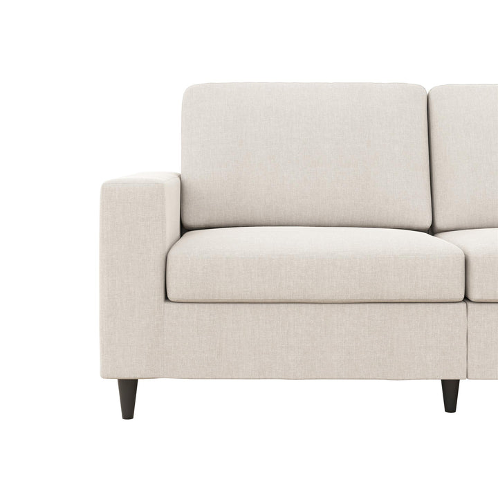 Cooper 3 Seat Linen Sofa - Beige