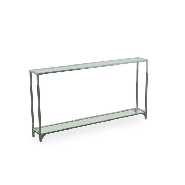 Rectangular slim Console Table - Chrome