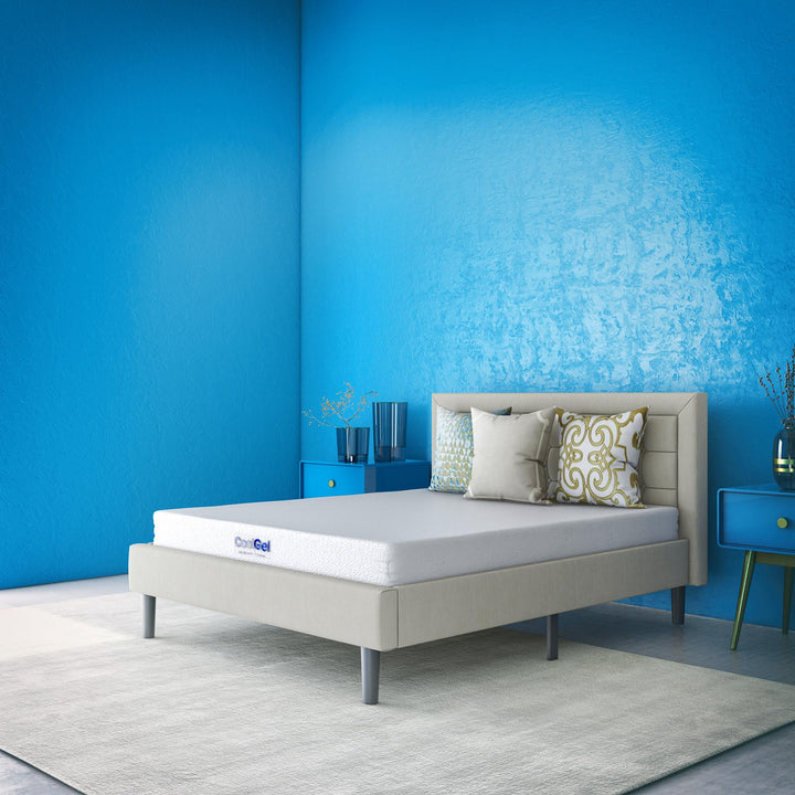 6" Cool Gel Memory Foam 6-Inch Mattress, CertiPUR-US CertifiedWhite - White - Full