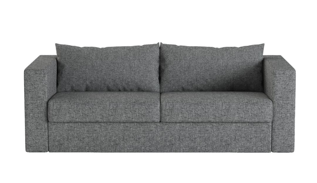 3-Seater Upholstered Sofa with HoneyComb Support Technology - Grey