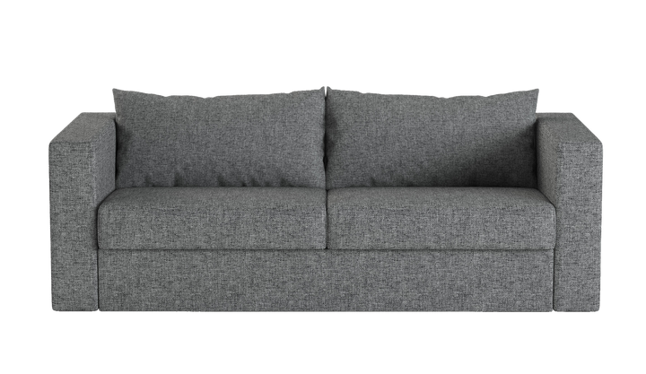 3-Seater Upholstered Sofa with HoneyComb Support Technology - Grey
