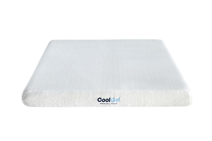 6" Cool Gel Memory Foam 6-Inch Mattress, CertiPUR-US CertifiedWhite - White - Twin XL