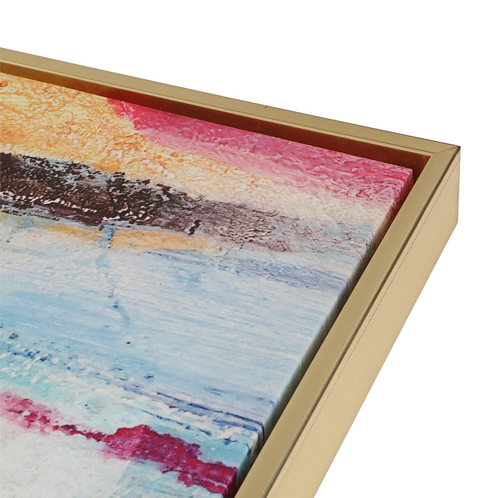 Wall mounting forest abstract art - Gold - 24" x 32"