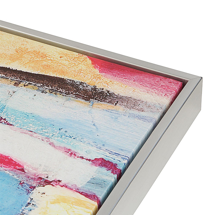 Wall mounting forest abstract art - Silver - 24" x 32"