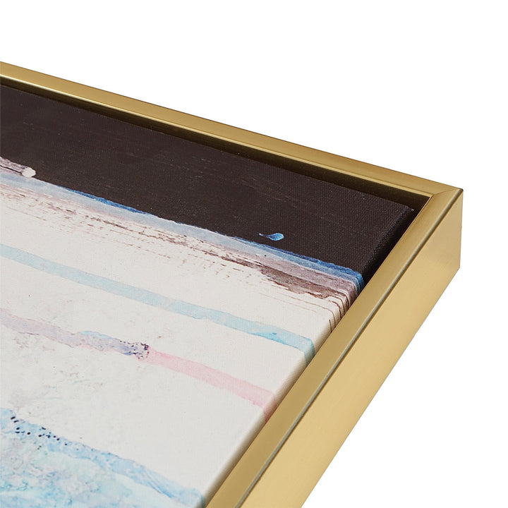 Wall mounting forest abstract art - Gold - 30" x 39"