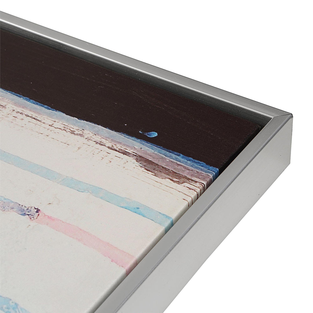 Wall mounting forest abstract art - Silver - 30" x 39"