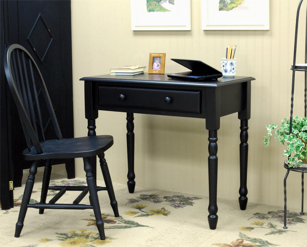 Accent writing desk for kids - Black