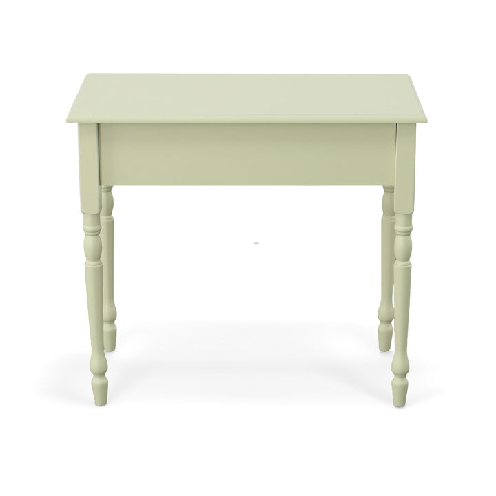 small traditional writing desk with keyboard tray - Ivory