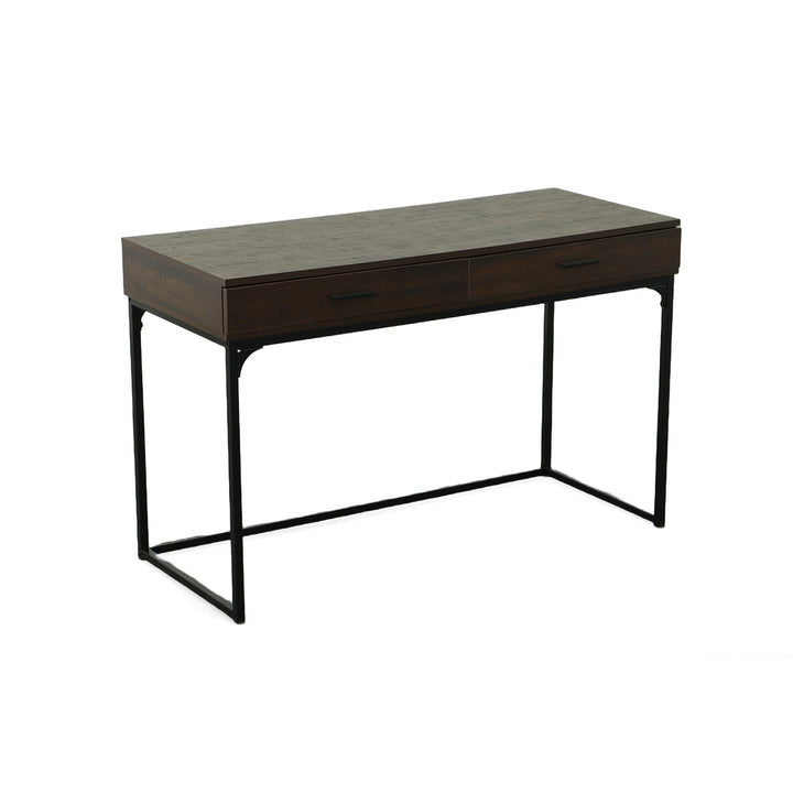 Computer Desk with front 2 Drawers - Elm