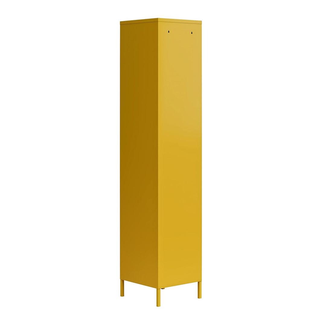 Shadwick 1 Door Tall Single Metal Locker Style Storage Cabinet - Mustard Yellow