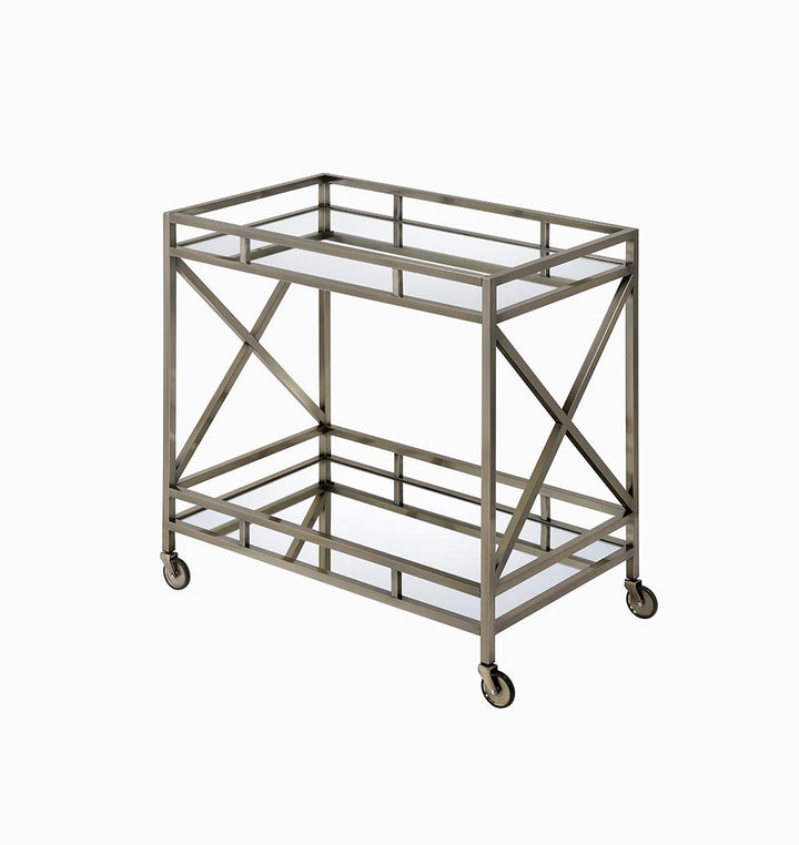 Kristensen rolling cart for elegant serving -  N/A