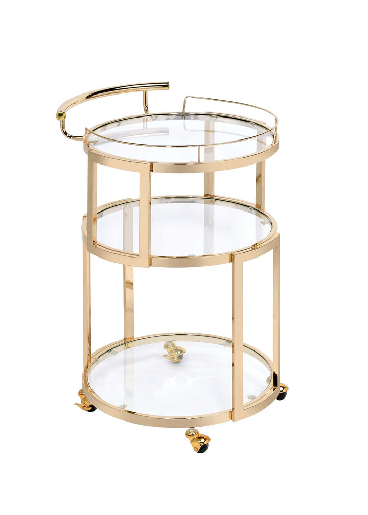 Madelina round cart with three levels -  N/A