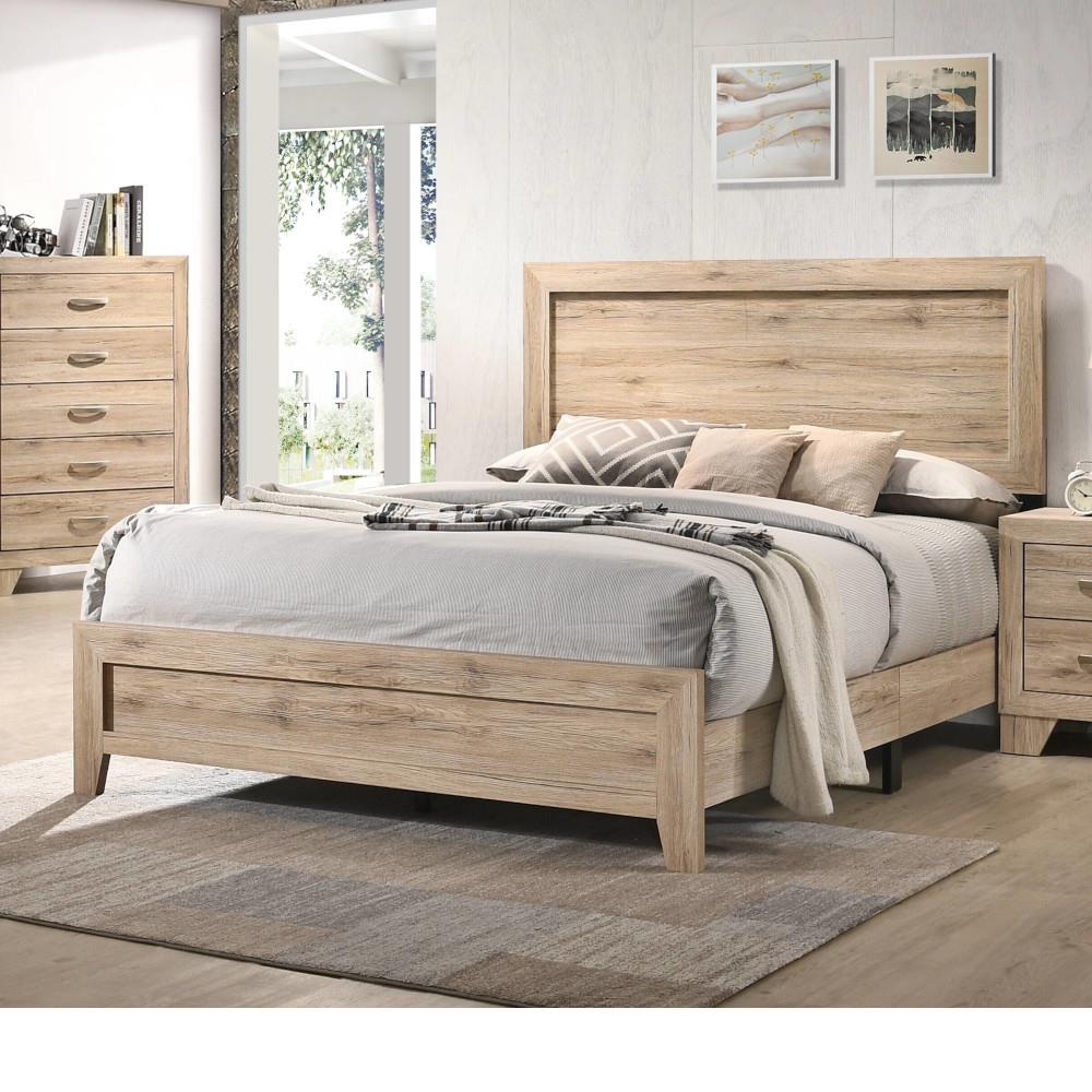 Elegant wood panel beds -  N/A