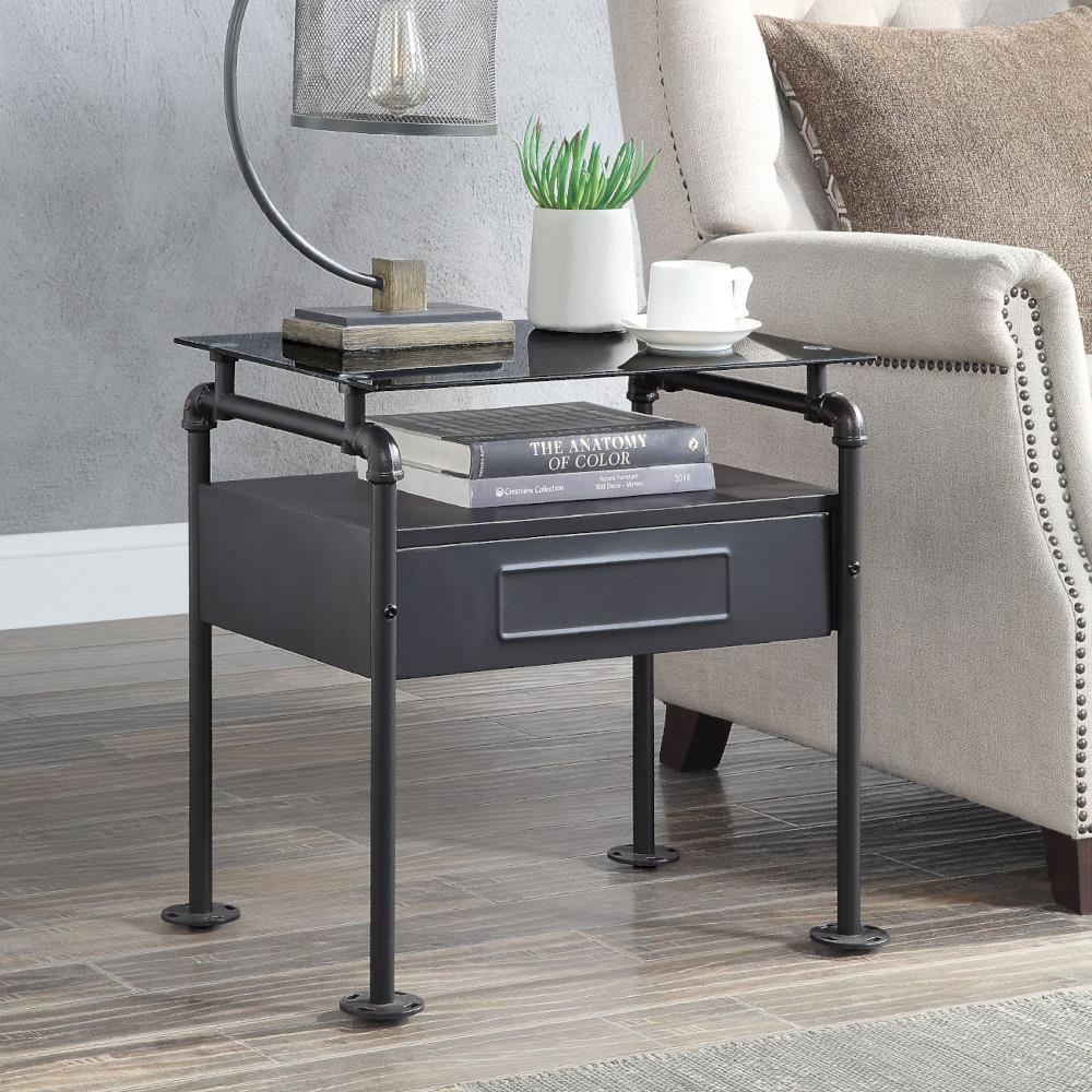 Retro metal nightstand designs -  N/A
