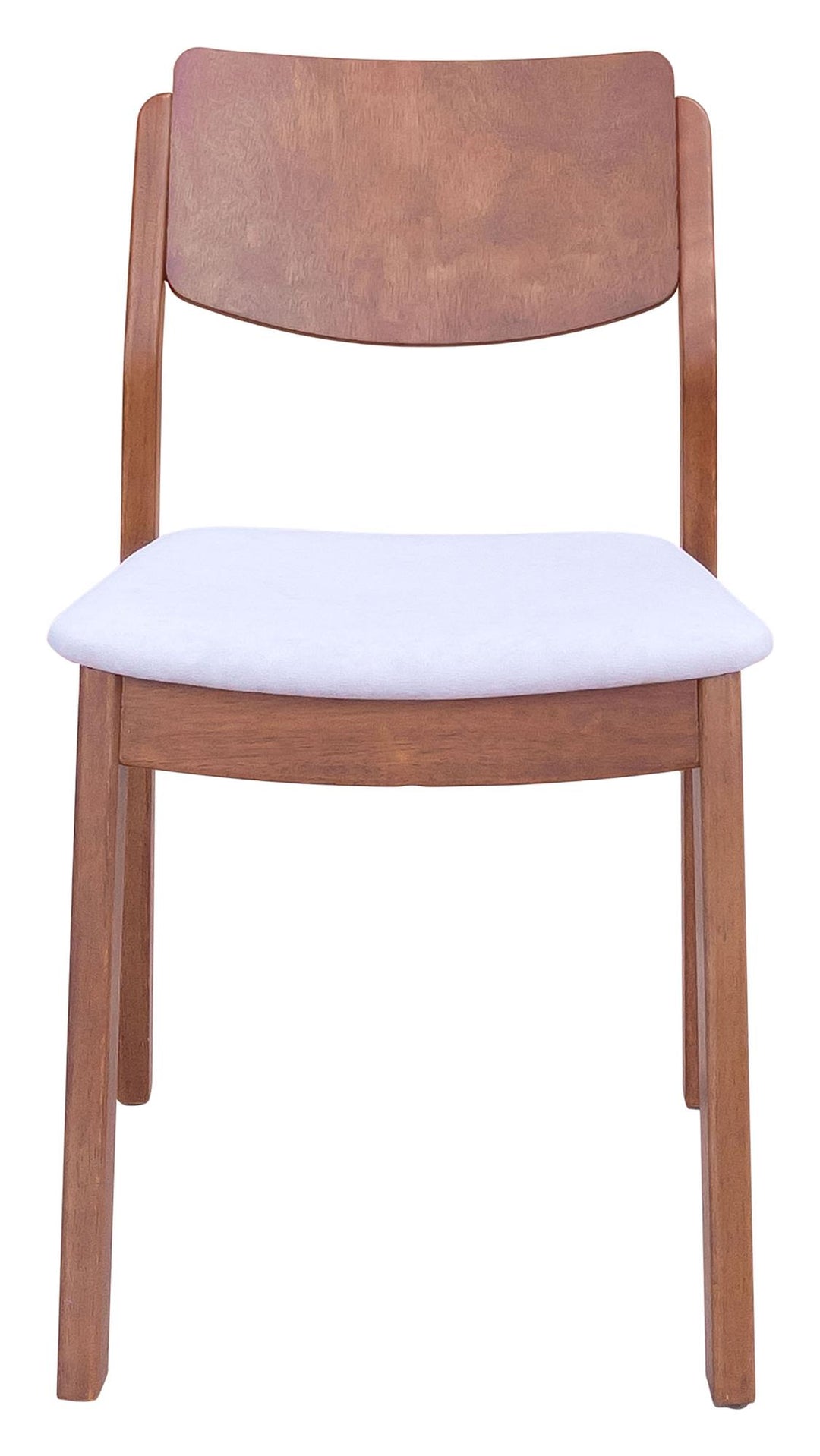 Kolding Dining Chair with Velvet Fabric, Set of 2 - Light Gray