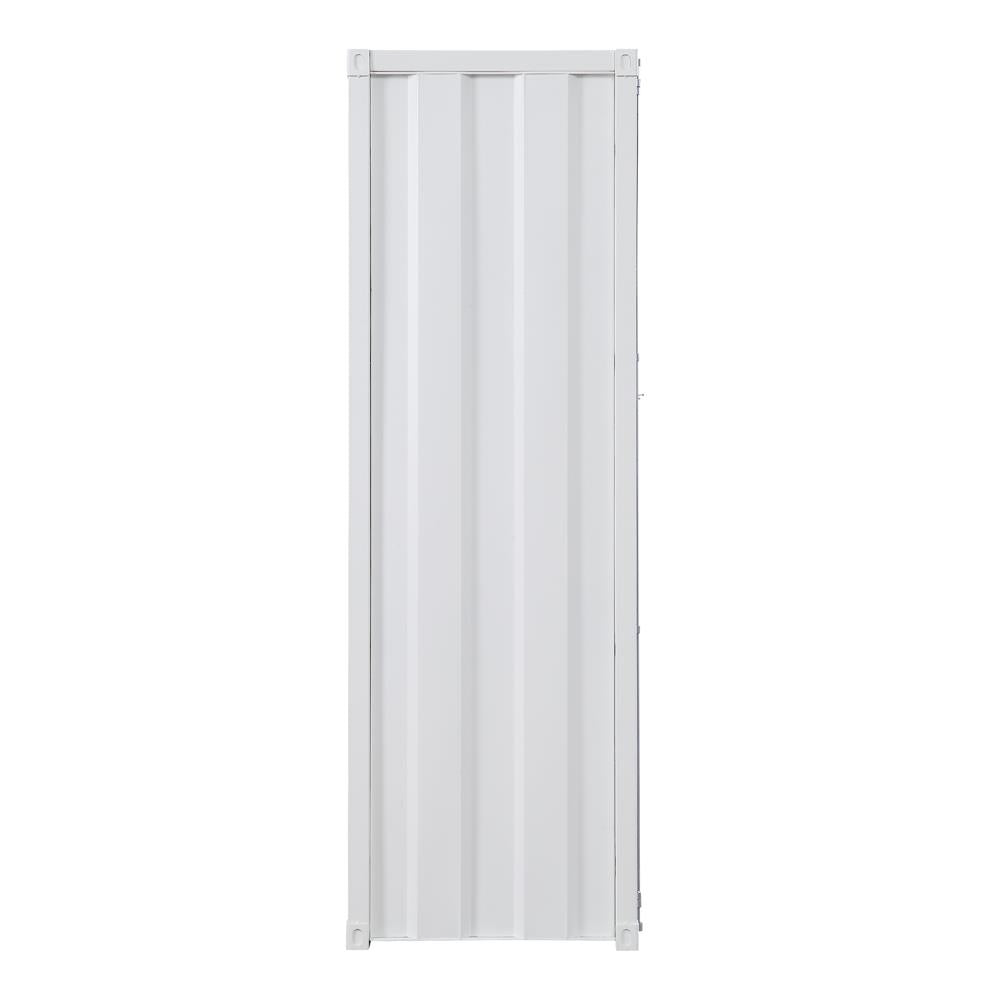 tall cargo wardrobe - White