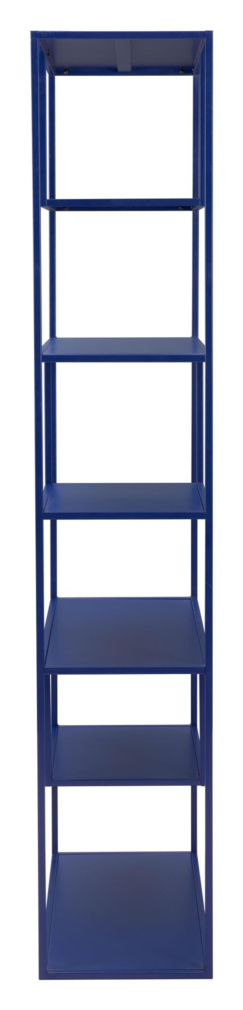 Modern 6 Tier Shelf for foyer - Blue