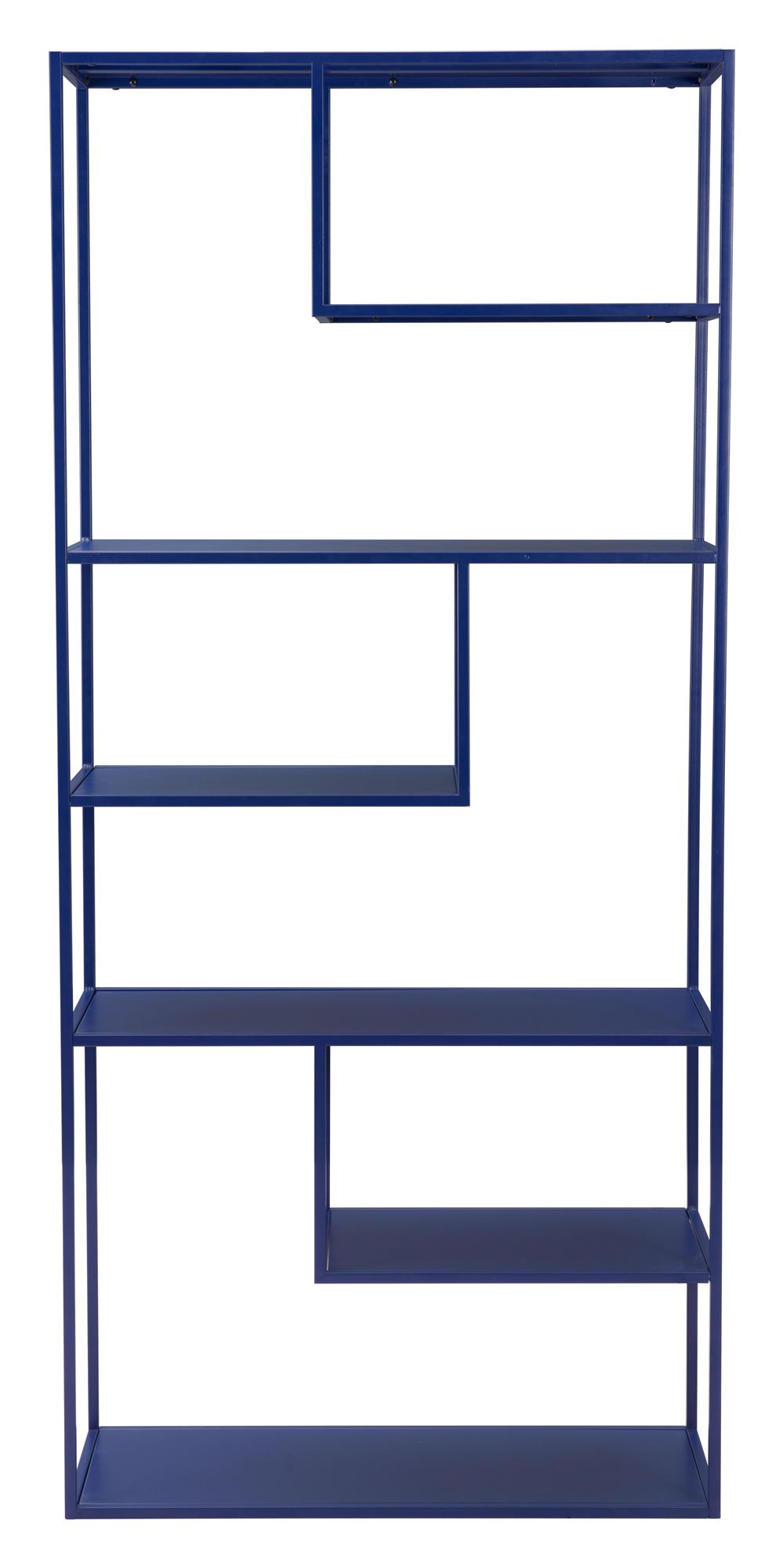 Modern 6 Tier Shelf for bedroom - Blue