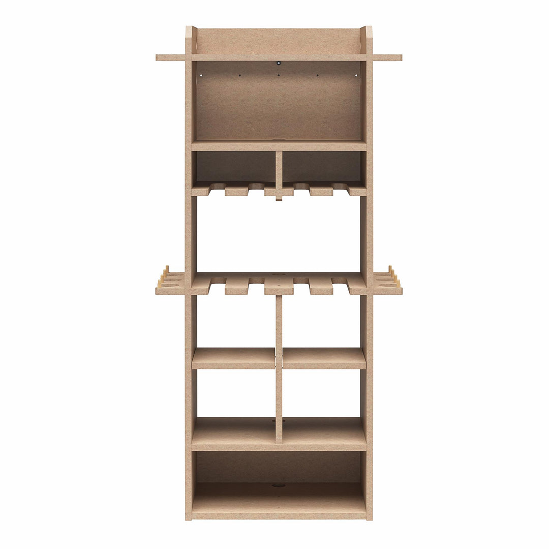 Benford 48" Extra Large Vertical Wall Mount Tool Organizer - Raw Board