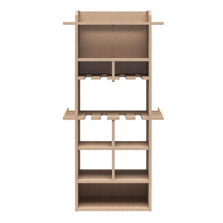 Benford 48" Extra Large Vertical Wall Mount Tool Organizer - Raw Board