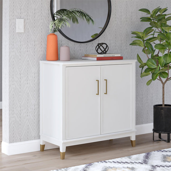 Westerleigh cabinet with dual doors -  White