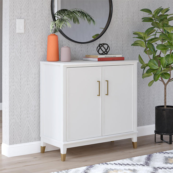 Westerleigh 2 Door Accent Cabinet - White