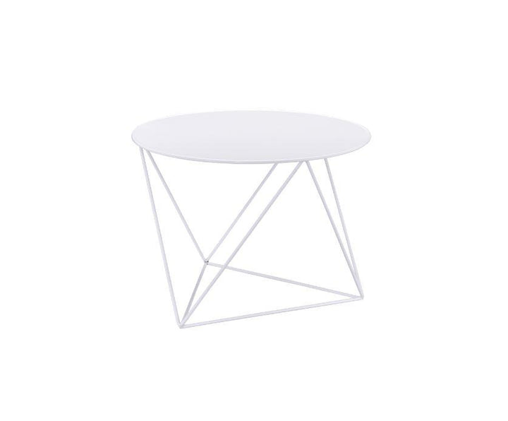 The perfect round accent table: Epidia's finest -  White
