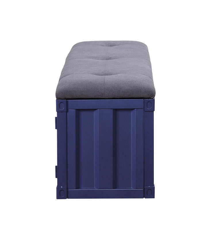 Cargo Bench with storage - Blue