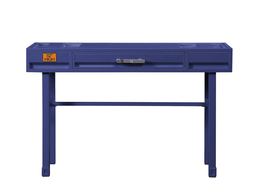 Modern metal vanity desk  - Blue
