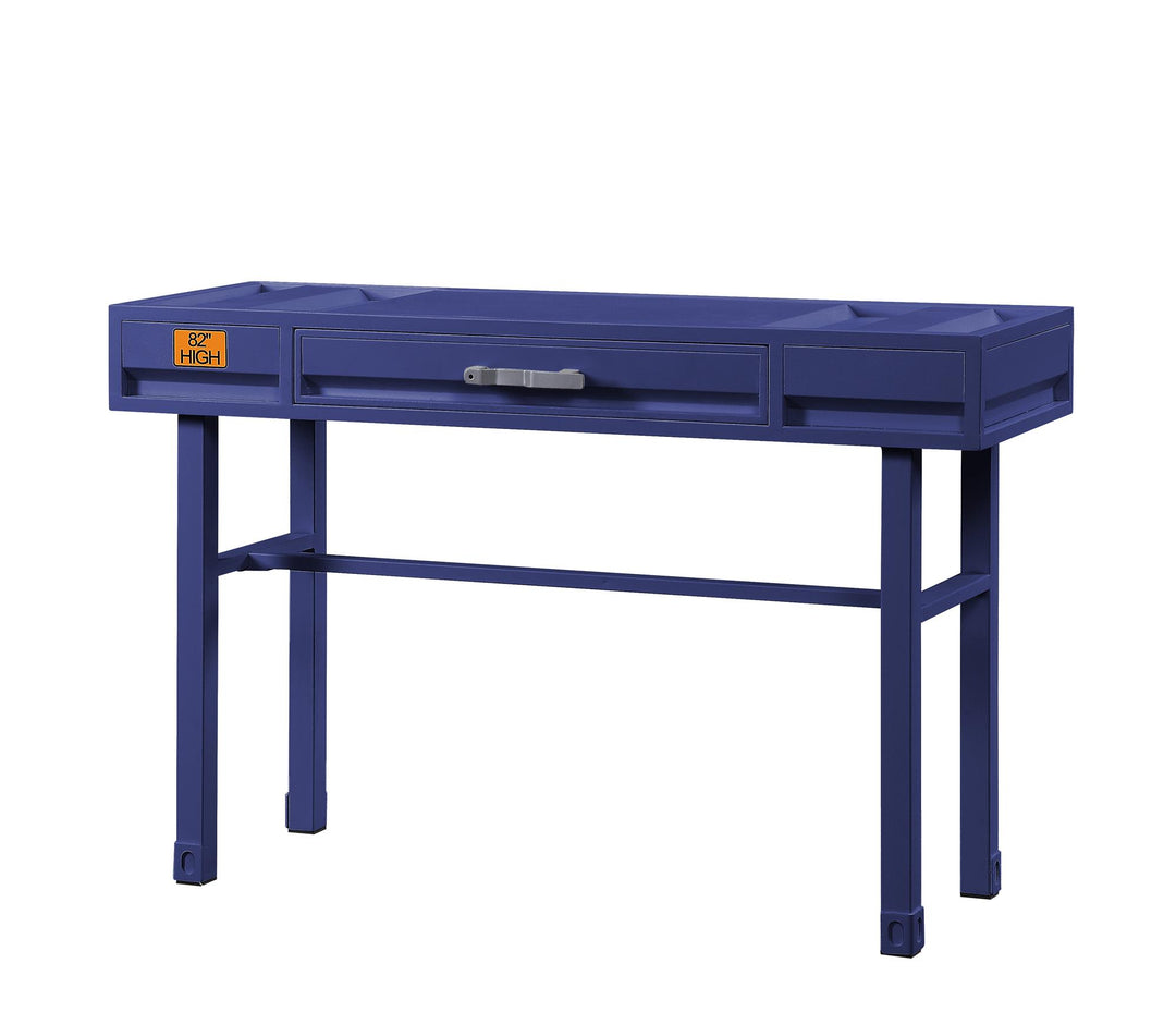 Vanity desk with one storage  - Blue
