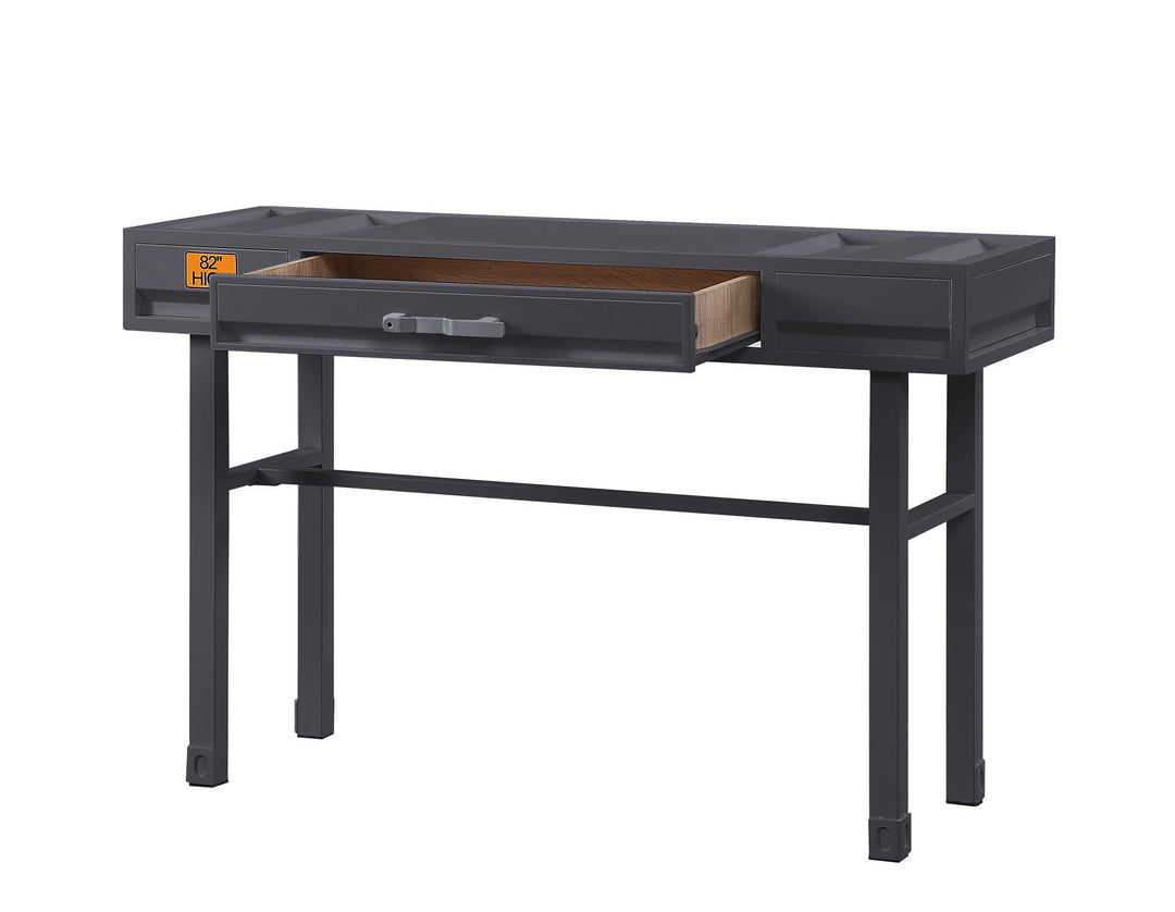 Vanity desk with one storage  - Antique Gunmetal