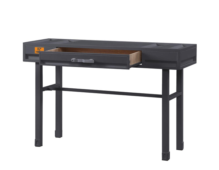 Vanity desk with one storage  - Antique Gunmetal