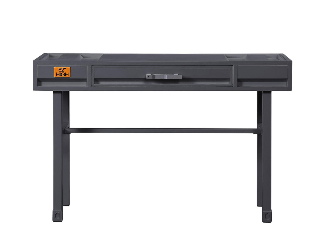 vanity desk with drawer  - Antique Gunmetal